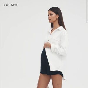 Legoe Heritage Denim Maternity Shirt